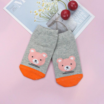 Tất sơ sinh bé gái 0 - 3 tuổi LUPERI LP27 chất cotton co giãn thấm hút mồ hôi kháng khuẩn an toàn cho da bé