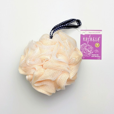 Bông tắm tròn cao cấp NuFresh (giao màu ngẫu nhiên)