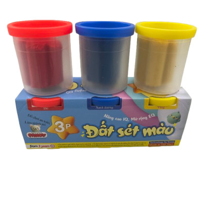 Đồ chơi bột nặn màu sắc loại 3 hủ  PANDY thương hiệu Hàn Quốc