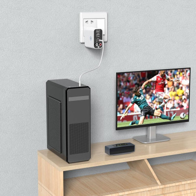 ROGTZ - Bộ Thu Phát Bluetooth 5.0 K16, Sạc Nhanh QC 2.1A, Giải Mã Âm Thanh Cao Cấp, 2 Cổng Đầu Ra Đa Năng, Hỗ Trợ Thẻ Nhớ Và USB, Điều Khiển Từ Xa, Thiết Kế Nhỏ Gọn - Hàng Chính Hãng