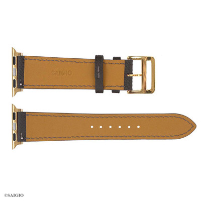 Dây Đồng Hồ Apple Watch 41mm 40mm 38mm, Chất Liệu Da Bê EPSOM Thảo Mộc Cao Cấp, Nhập Khẩu Từ Châu Âu, Dây Đeo Phong Cách Hiện Đại và Sang Trọng, Tương Thích Các Phiên Bản Series 10/9/8/7/6/5/4/3/2/1/SE/SE2