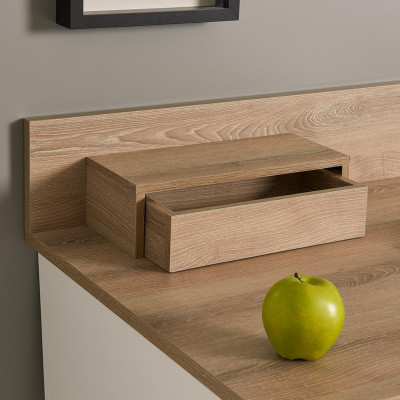 Bàn Học Bằng Gỗ Kiểu Dáng Nhỏ Gọn SMLIFE Dawson