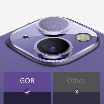 Miếng Dán Kính Cường Lực Camera chống trầy GOR cho iPhone 14 / 14 Plus / 14 Pro / 14 Pro Max (Bộ 2 Miếng) - HÀNG CHÍNH HÃNG
