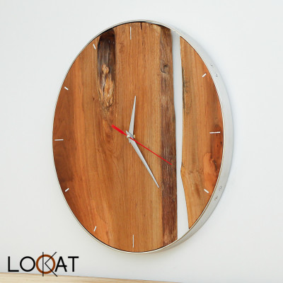 Đồng Hồ Treo Tường Chế Tác Trang Trí Phòng Khách Phong Cách Rustic Đơn Giản Sang Trọng DH12050137