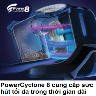 HÀNG CHÍNH HÃNG - Máy hút bụi không túi cao cấp Philips PowerPro Expert FC9735/81