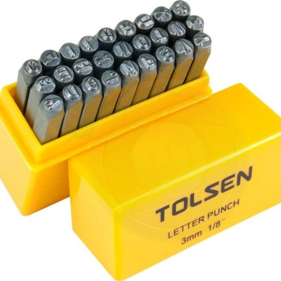 BỘ ĐÓNG 27 CHỮ NHỎ 3mm TOLSEN 25101 - HÀNG CHÍNH HÃNG