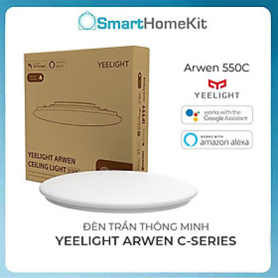 Đèn Led Ốp Trần Thông Minh Yeelight Arwen C - 50W - Led RGB hắt trần - Hàng Chính Hãng - Bản Quốc Tế Mihome Global