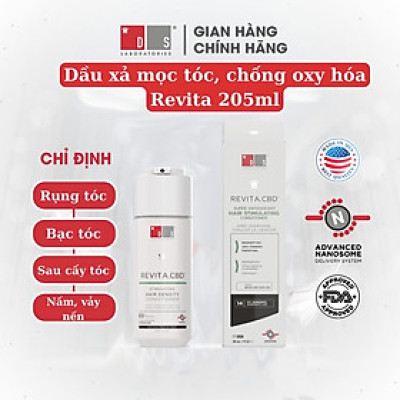 Dầu xả chống oxy hóa, kích thích mọc tóc REVITA.CBD CONDITIONER 205ML