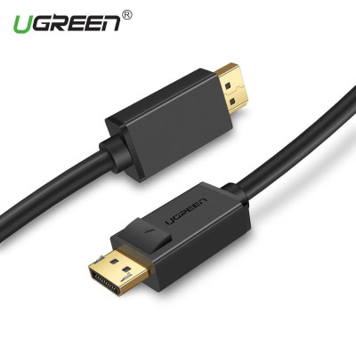 Ugreen UG10211DP102TK 2M Màu Đen Cáp 2 Đầu Displayport chuẩn V1.2 thuần đồng - HÀNG CHÍNH HÃNG