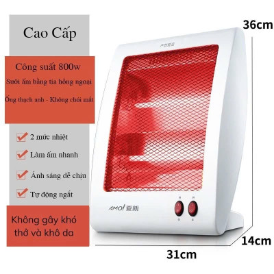 Máy sưởi nhập khẩu quạt sưởi ấm mini Văn Phòng Quạt Sưởi Ấm Làm Nóng Nhanh An Toàn Nhỏ Gọn Tiện Lợi Tự Động Ngắt Khi Đổ Hoặc Nghiêng Quạt - Hàng nhập khẩu