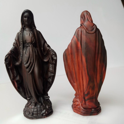 Tượng đức mẹ ban ơn bằng gỗ trắc kt cao 15×7×4cm