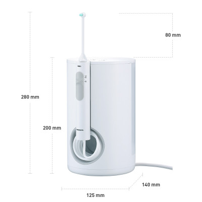 Máy Tăm Nước Gia Đình Panasonic EW1613 đi kèm đầu phun chỉnh nha và công nghệ siêu âm - Hàng Chính Hãng