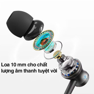 Tai nghe có dây nhét tai có mic ROCKSPACE ES09 chuẩn cắm TypeC dành cho ip15, hàng chính hãng bảo hành 1 năm