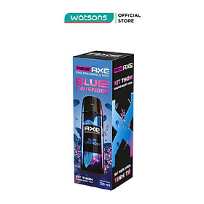 Xịt Ngăn Mùi Toàn Thân Axe Blue Lavender Premium Deodorant Body Spray 135ml