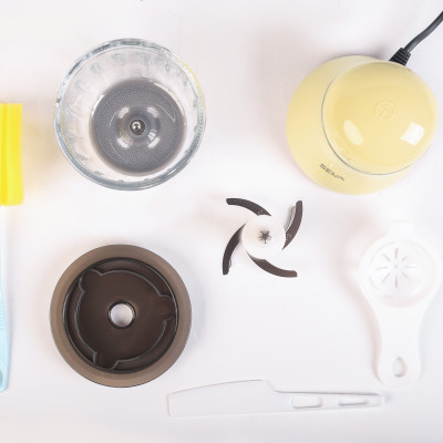 Máy xay đa năng cầm tay 6 lưỡi SEKA SK 1396 xay thịt, rau củ, xay tỏi ớt, Máy xay đồ ăn dặm cho bé cối thủy tinh - Hàng chính hãng