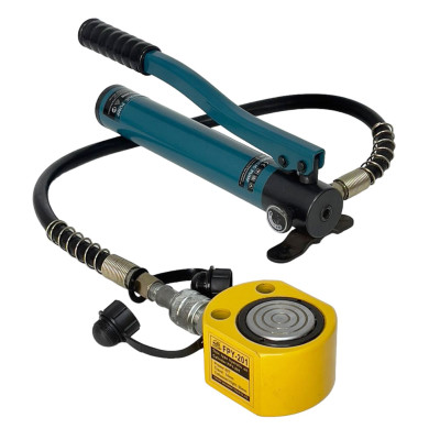 Bộ kích lùn thủy lực 20 tấn hành trình 12mm FPY-201 và bơm tayCP-180