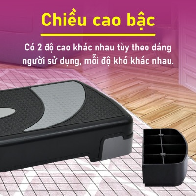 BG Bục dậm nhảy  size 78cm tập aerobic step giảm cân toàn thân hiệu quả (hàng nhập khẩu)