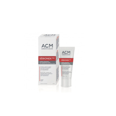 Kem Dưỡng Ẩm Dành Cho Da Mụn Giúp Ngăn Ngừa Sự Tiết Bã Nhờn ACM Sebionex Trio Anti-imperfection Soothing Cream 40ml