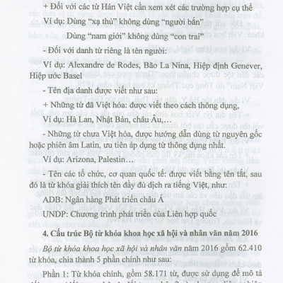 Bộ Từ Khóa Khoa Học Xã Hội Và Nhân Văn