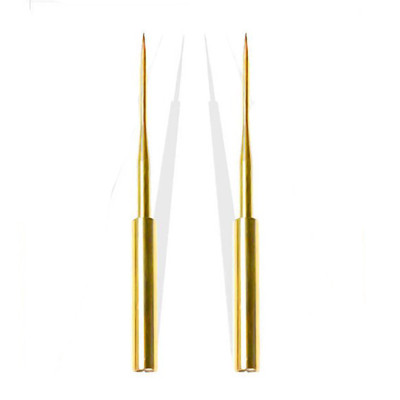 Đầu mũi kim nối dài ABG cho que đo đồng hồ đo điện vạn năng, bộ kim thay thế 2mm mạ vàng sắc nét, đầu dò kiểm tra điện kim kiểm tra thay thế
