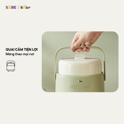 Nồi Nấu Cháo, Nấu Chậm Bear 1L SB-NNC10 Hàng chính hãng