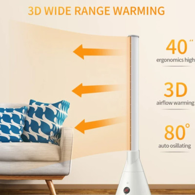 Quạt tháp làm mát và sưởi ấm ULTTY SKJ CR018H- Trắng- Sản xuất tại nhà máy lớn nhất thế giới- Hàng chính hãng