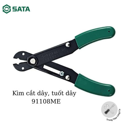 Kìm cắt dây, tuốt dây - 91108ME SATA