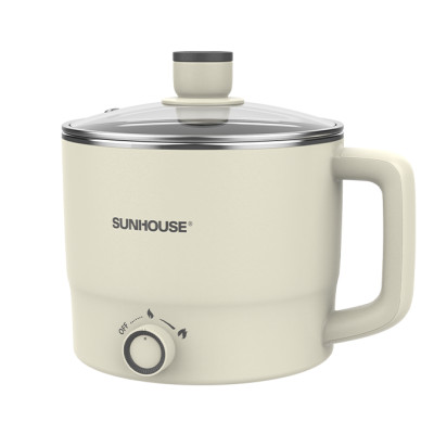 Lẩu điện mini đa năng Sunhouse SHD4516, SHD4517 - Đa năng 4in1 - Lòng nồi inox 304 - Tích hợp tay cầm - Gia nhiệt trực tiếp - Hàng chính hãng