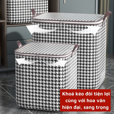 Túi Đựng Chăn Màn Quần Áo Cớ Lớn 100L, Túi Đựng Đồ Đa Năng Có Thể Gấp Gọn Tiện Lợi - Hàng Loại 1 - Chính Hãng MINIIN