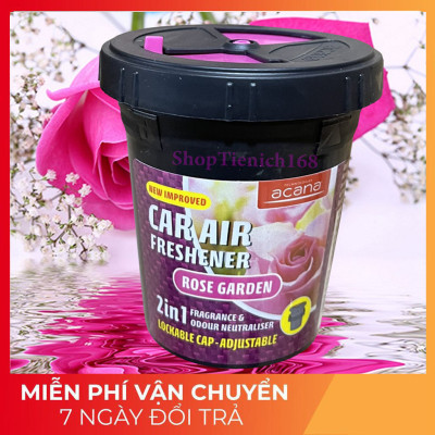 Sáp thơm ôtô thiên nhiên tiện dụng Acana 130g (hương hoa hồng)