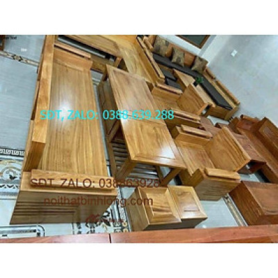 Bộ bàn ghế gỗ hương xám cao cấp