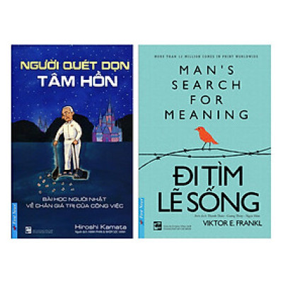Combo Người Quét Dọn Tâm Hồn + Đi Tìm Lẽ Sống (2 cuốn)
