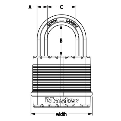 Khóa Móc Master M5XDLF 