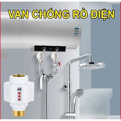 Bộ 2 Van Chống Giật Cho Máy Nước Nóng – Ren Đồng, Chịu Nhiệt, AnToàn Tuyệt Đối Khi Sử Dụng