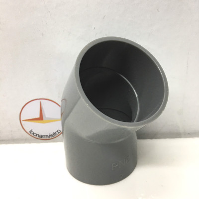 Lơi 60 nhựa PVC Bình Minh (45o ElBow)_L60M (5 cái)
