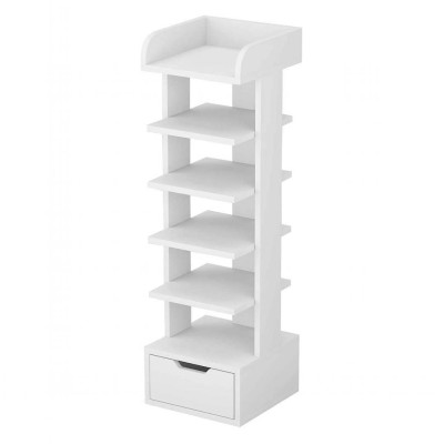 Kệ giầy nhỏ gọn bằng gỗ thiết kế đẹp mắt SMLIFE Rainsford