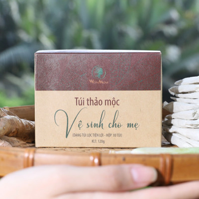 Combo 2 Hộp Thảo Mộc Vệ Sinh Cho Mẹ Wonmom (10 Túi/Hộp )
