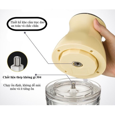 Máy Xay Thịt Ăn Dặm 6 Lưỡi SEKA SK1396 - Hàng Chính Hãng