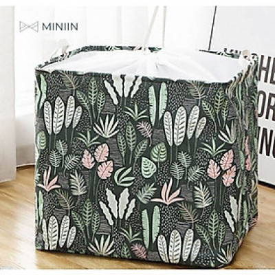Túi Bạt Đựng Quần Áo, Chăn Mền, Chống Thấm Nước - Hàng Loại 1 Chính Hãng MINIIN -Sọt Đựng Đồ Gấp Gọn Đa Năng Cỡ Đại 50x40x50cm - 100 Lít Siêu To