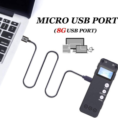 KHUYẾN MÃI KHỦNG, SỐ LƯỢNG CÓ HẠN - ROGTZ - Máy ghi âm Azone T30 Plus Ghi âm 80 giờ Dung lượng 8GB Micro kép Chống ồn chủ động Màn hình LCD Đa định dạng WMA, MP3, WAV Bảo mật Hội thảo Họp hành Ghi ý tưởng Hàng chính hãng