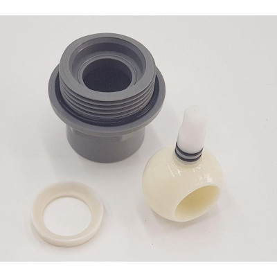 Bộ 5 van PVC 2 mảnh ghép siêu nhẹ có chân dùng cho ống nước 34mm Eurolife EL-VCC34 (Xám đỏ)