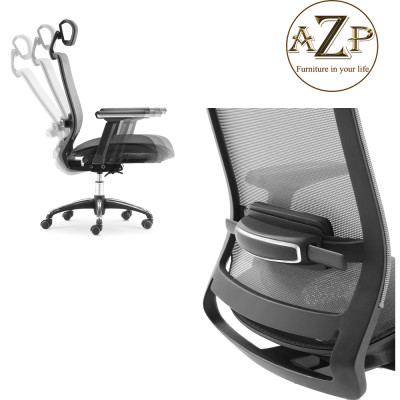 Ghế Giám Đốc, Ghế Văn Phòng AZP FURNITURE Ergonomic AZP-9106 Phân Khúc Cao Cấp - Dòng Lưới Thương Gia Hàn Quốc 