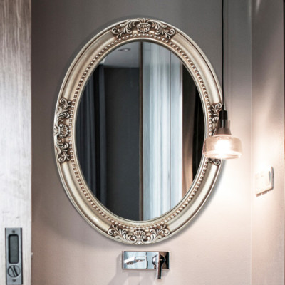 Gương trang trí , gương tân cổ điển PU848B, Kích thước 64*84 cm