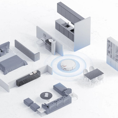 Robot Hút Bụi Lau Nhà Xiaomi X20+ (C102CN) Giặt Sấy Giẻ Tự Động Lực Hút 6000 Pa -Nhập Nội Địa