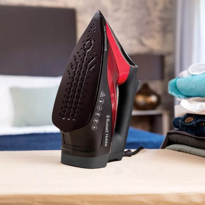 Bàn ủi Russell Hobbs One Temperature 25090-56 2600W Ngăn Chứa Nước 350ml Màu Đỏ - Hàng Chính Hãng