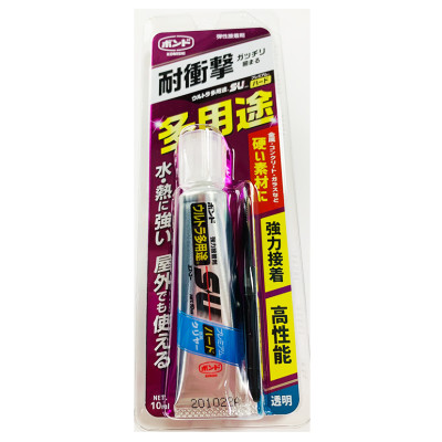 Keo dán Đa Năng Nhật Bản Dán thủy tinh, bê tông, gạch, đá, gỗ , nhựa cứng ULTRA SU HARD (CỨNG) 10ml #05140, chống thấm nước (Hàng nội địa Nhật)