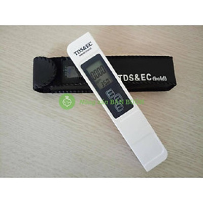 Bút đo TDS & EC đo độ sạch, độ dẫn điện, nhiệt độ của nước và nồng độ dung dịch thủy canh (Bảo hành 3 tháng)