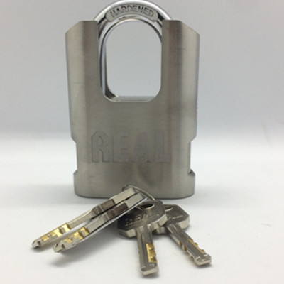 Ổ khóa chống cắt REAL bọc inox SAC70