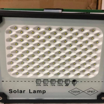 Đèn Năng Lượng Mặt Trời Solar Lamp 100W- Đèn Chống Lóa 100W | Sản phẩm sử dụng 100% năng lượng mặt trời, có điều khiển từ xa tiện lợi và thông minh