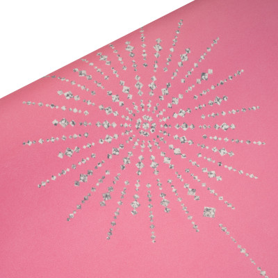 Thảm tập yoga chính hãng Yvonne, Pole Star Pink, (TẶNG KÈM 3 PHẦN QUÀ) dày 4mm bề mặt nhám, siêu bám, chống trơn trượt, ưa mồ hôi